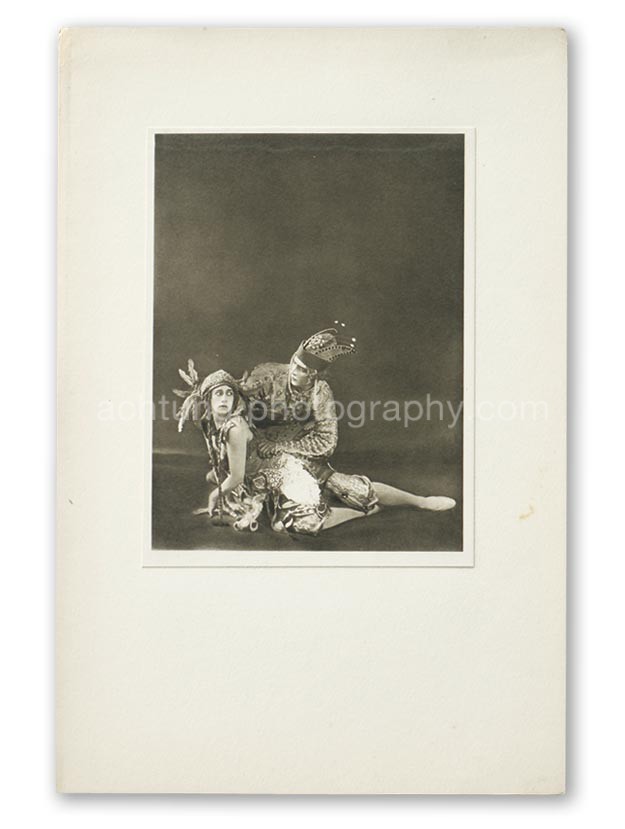 Plate 03, E.O. Hoppe Tamara Karsavina and Adolf Bolm in the Firebird (Madame Thamar Karasavina and M. Adolph Bolm, L'Oiseau de Feu), 1911, image size 19.3 x 14.5 cm paper size 20.5 x 15.4 cm