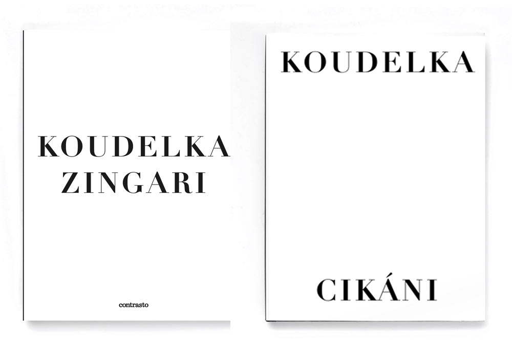 Cikani published by Thorst in 2011 dust jacket front, Zingari published by Contrasto in 2011 dust jacket front