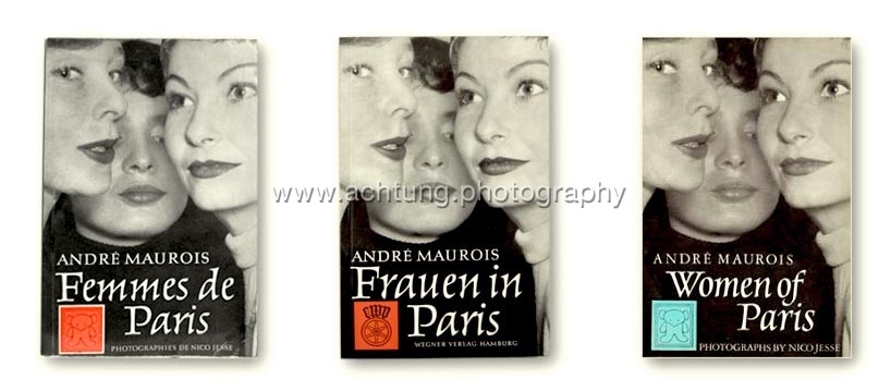 Nico Jesse / André Maurois, Femmes de Paris 1957, Frauen in Paris 1958, Women of Paris 1958, cover front